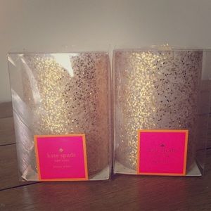 (2) Two Kate Spade “Lets Chill” drink cozies